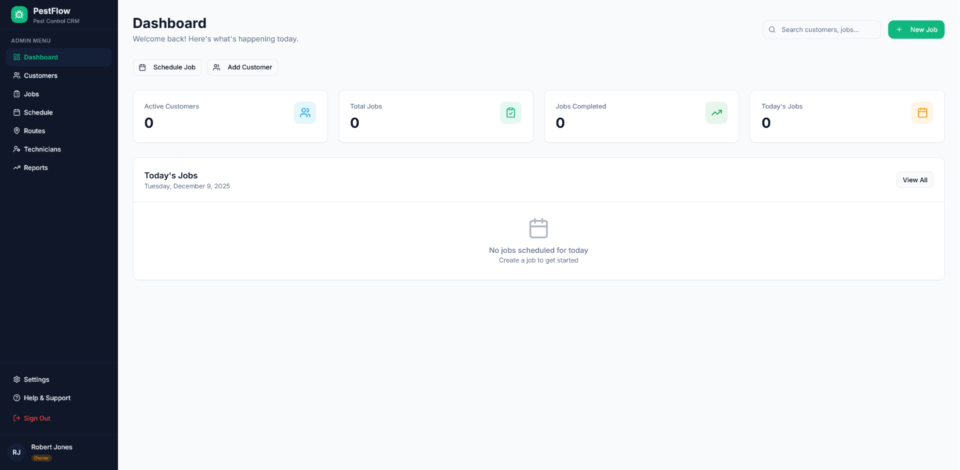 Dash Pest Control Pest Control CRM Software | Scheduling & Routing | PestFlow